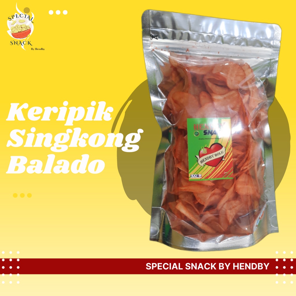 

Keripik Singkong Balado 190gr