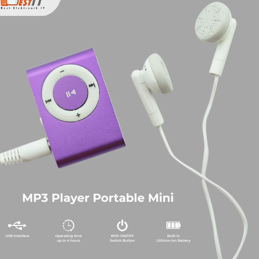 CODEJj8J3--MP3 Player Mini Micro SD Free Headset