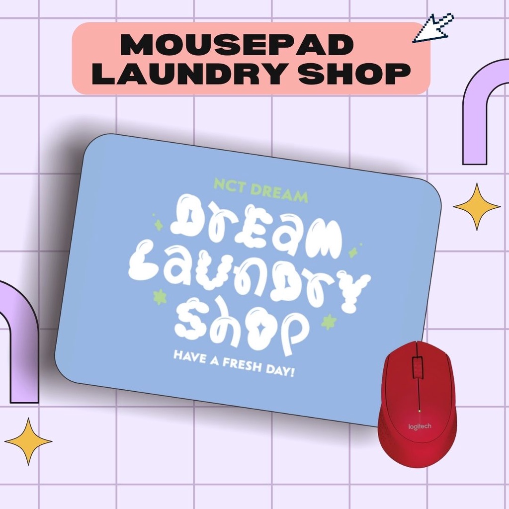 laundry shop nct dream mousepad || mousepad nct dream
