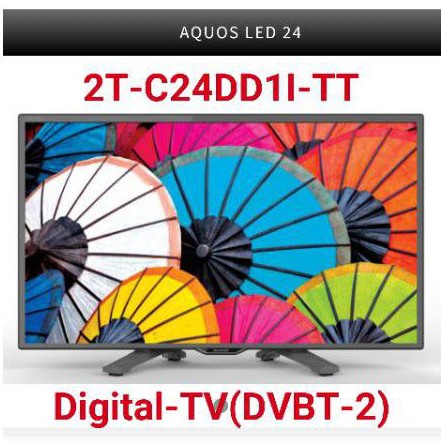 DIGITAL LED TV Sharp 24 Inch AQUOS LED 2T-C24DC1i / 2T-C24DD1i