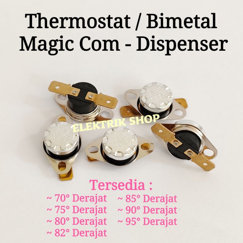 THERMOSTAT / BIMETAL UNTUK RICE COOKER MAGIC COM - DISPENSER MULTI UNIVERSAL