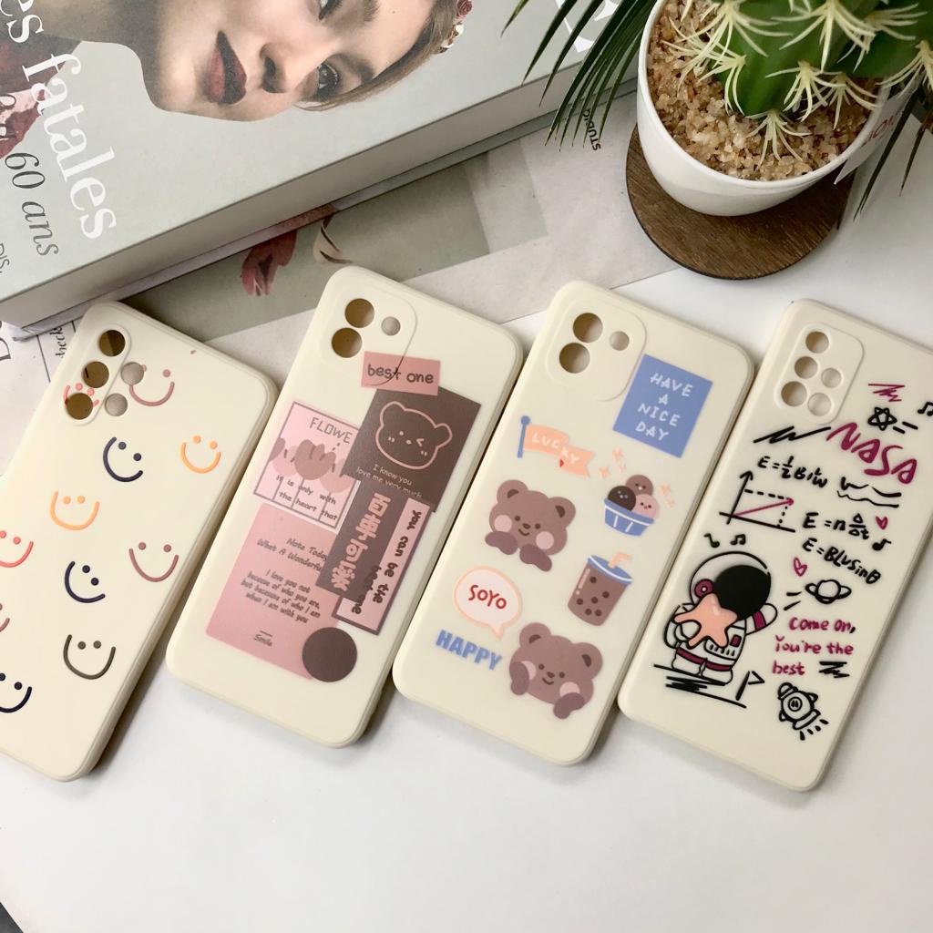 PRINTING LENS PROTECTOR case Oppo reno 4f m4 pro realme c3 8 5g c21y c25y vivo y97 y21 2021 y33s y21s pocophone x3 f3 redmi note 10 pro k40 4g 5g