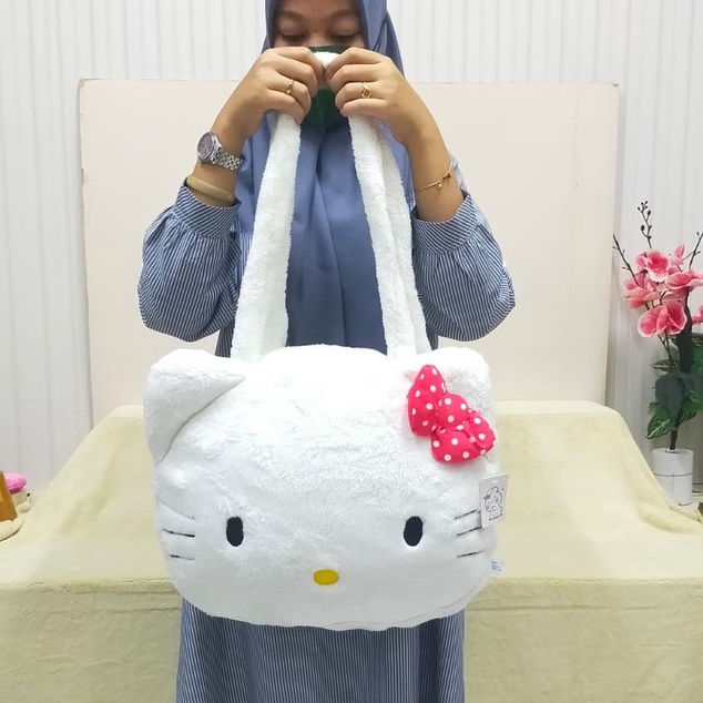 Tas Tenteng Tote Bag Melody Cinamonroll Kirby Doraemon Kuromi Size Xl/Tas Sandang Wanita Handbag