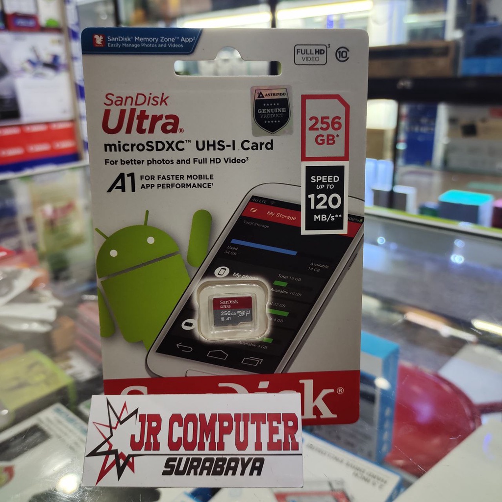 SANDISK MICRO-SD 256 GB ORIGINAL GARANSI RESMI