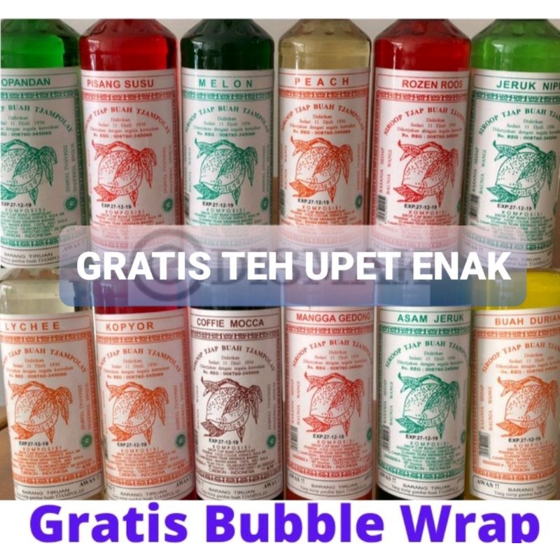 

SIRUP TJAMPOLAY Rasa BUAH SIRSAK ASLI KHAS CIREBON GRATIS TEH UPET