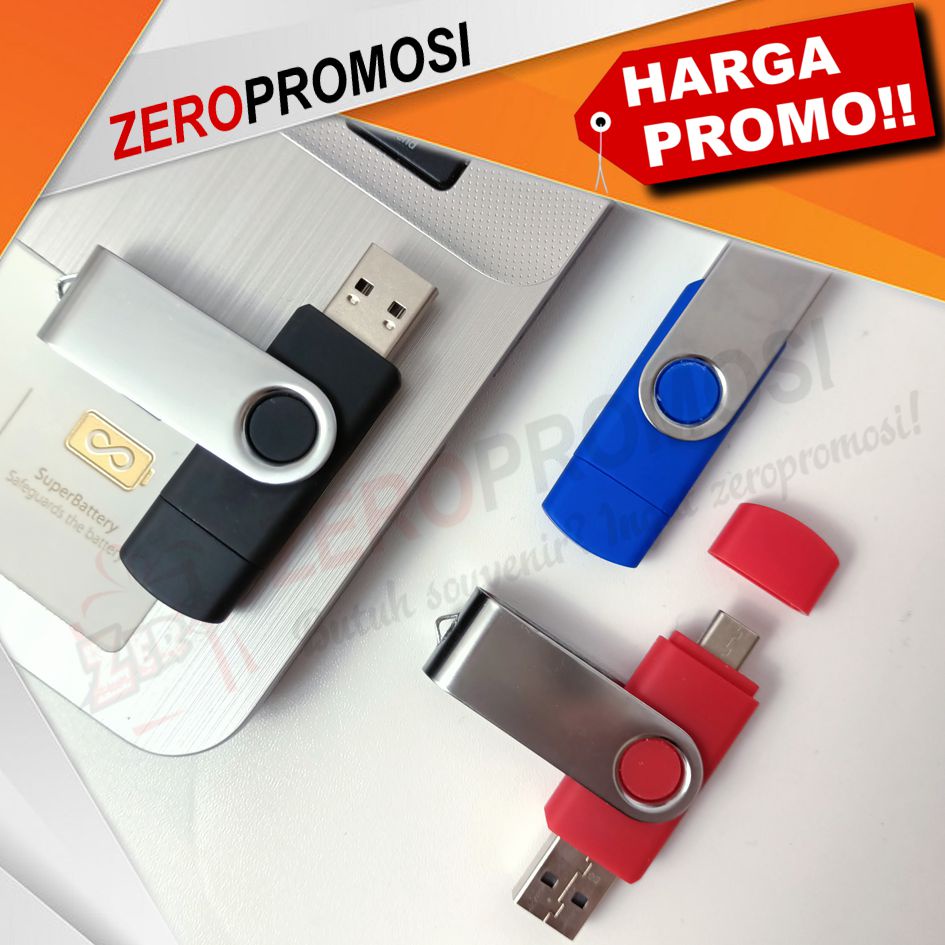 Souvenir TPCPL01 Flashdisk Swivel OTG Type-C Dual Usb Custom