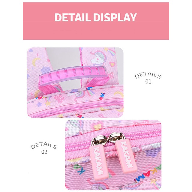 Khatinstore Tas Sekolah Anak TK SD SMP SMA KULIAH Laki laki perempuan unisex / KUALITAS IMPORT MEREK FEINIKESI / Import Jakarta Ready Stock / 488