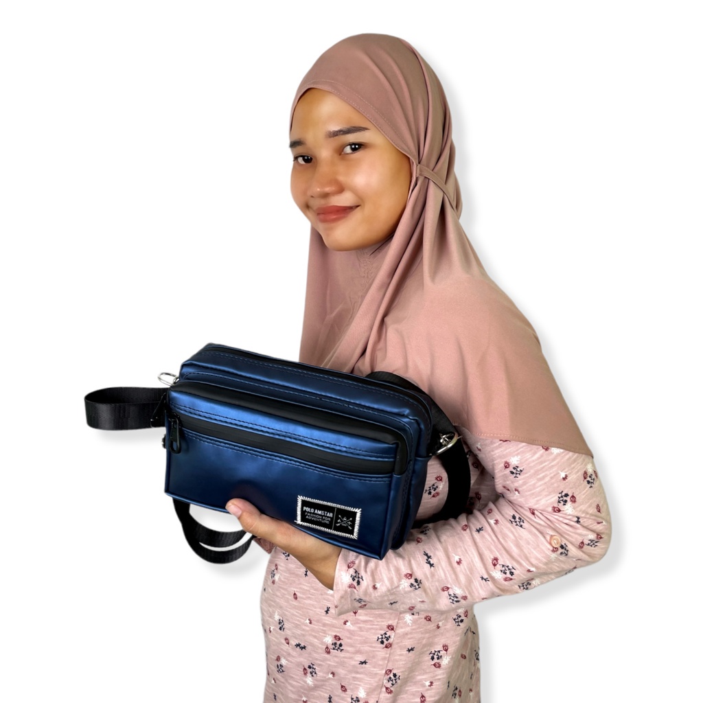 Hand Bag Clutch Bag ANTI AIR Unisex Polo Amstar Bahan Ballon Tebal Tas Selempang Dompet Pria Wanita Slingbag Waterproof