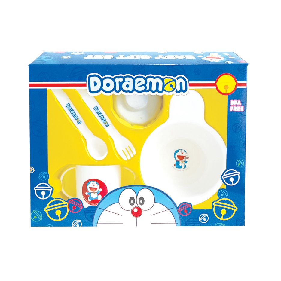 Feeding Set Doraemon Dooz S Lusty Bunny Perlengkapan Makan Bayi Bunny