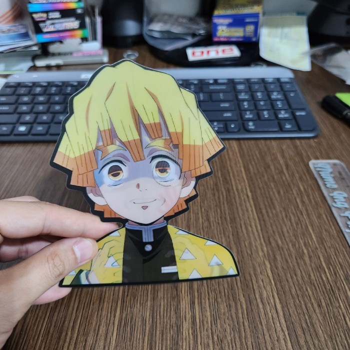 

STIKER 3D MOTION LENTICULAR ANIME - D0042 - Demon Slayer - Zenitsu