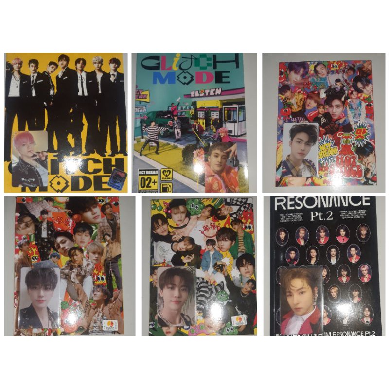 album chilling, boring, crazy, glitch mode, arrival+pc jaemin renjun nct dream hot sauce