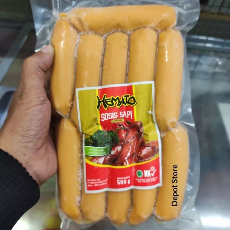 

Sosis Sapi Hemato Isi 11 Besar Berat 500 Gram