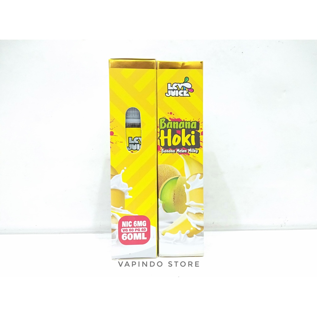 [6MG] LCV BANANA HOKI 60ML BY KING BREWERY PREMIUM E LIQUID VAPOR