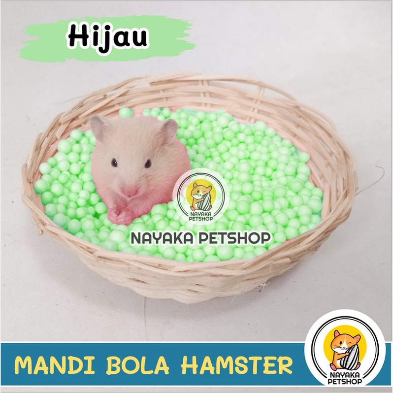 Mandi Bola Mainan Hamster Sterofoam Butiran Foam Beads Warna Warni Styrofoam Bukan Mandi Pasir Wangi