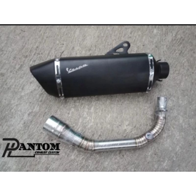 knalpot vespa sprint iget 2v 3v - vespa primavera 3v- vespa lx