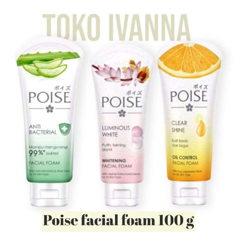 Poise Facial Foam All Varian 100gr