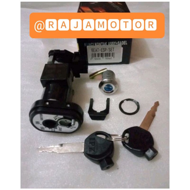 KUNCI KONTAK KEY SET PLUS KUNCI JOK BEAT NEW FI INJEKSI ESP STREET BEAT ECO 2016-2017-2018-2019 KOMP