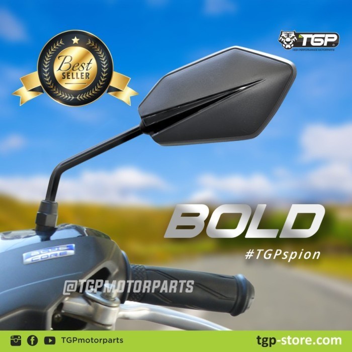 Spion Bold / Spion Honda / Spion Yamaha / Spion murah / Spion TGP ori - honda, TANGKAI PANJANG