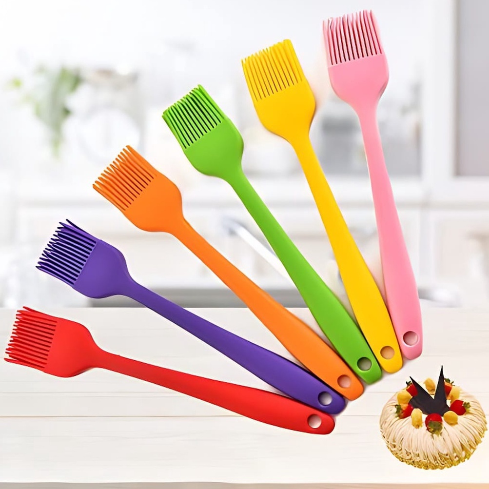KUAS SILIKON MENTEGA UKURAN BESAR / KUAS KUE DAN ROTI / KUAS BBQ / KUAS SILIKON FOOD GRADE / SILICONE BRUSH / Kuas Full Silikon / Kuas Silicon / Kuas Roti / Kuas Mentega / Kuas Kue / Kuas Untuk Masak / Kuas Silikon Tahan Panas