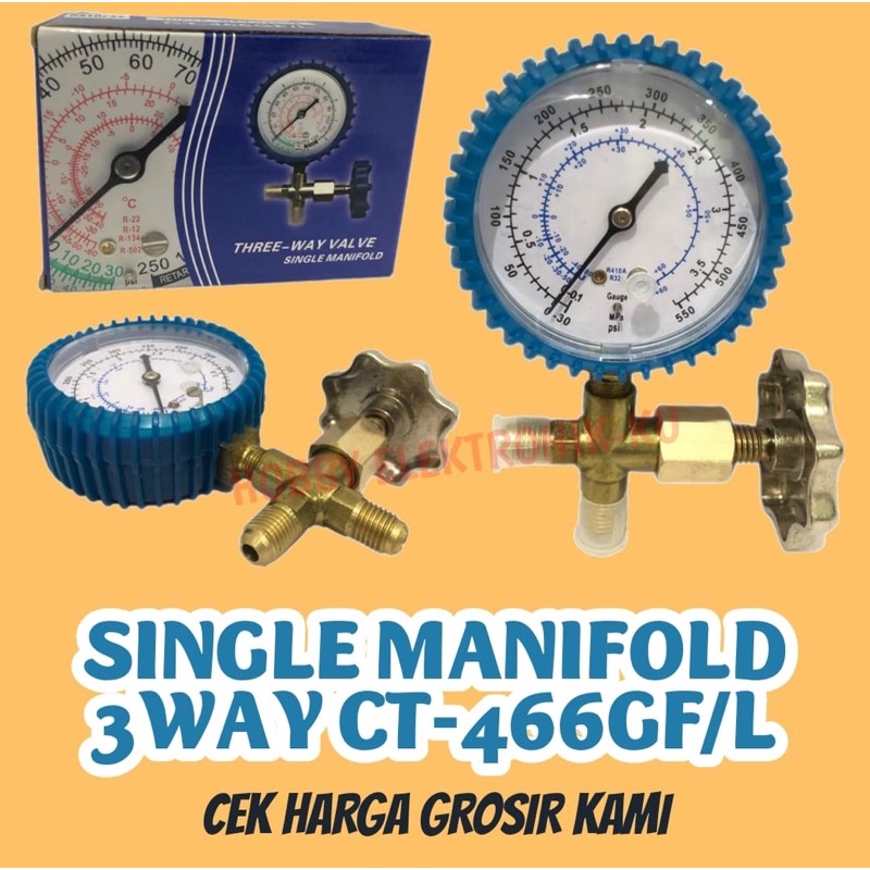 SINGLE MANIFOLD 3WAY CT-466GF/L