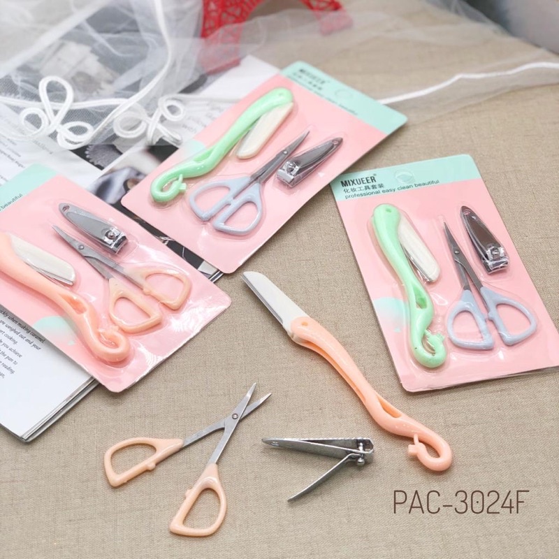 MANICURE PEDICURE  SET PERAPI ALIS PISAU ALIS + GUNTING KUKU + GUNTING IMPORT