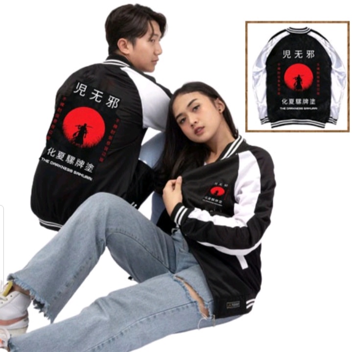 Promo COD Jaket Pria Wanita Kapel/Couple Pasangan Pria Wanita Sukajan Bomber Pria Wanita Terbaru Dan Terlaris