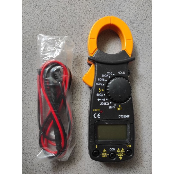 DT3266F Digital clamp meter, ampere meter, tang