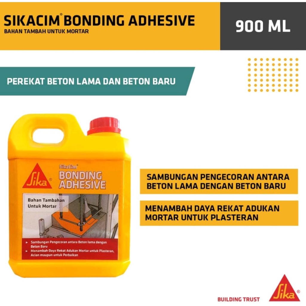 SIKA / SIKACIM BONDING ADHESIVE / LEM BETON SIKA / SAMBUNGAN BETON LAMA DAN BARU SIKA