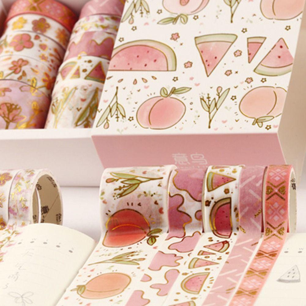 Top 60Rolls/Set Washi Tape Sastra Kualitas Tinggi Scrapbooking Kecil Segar Kreatif Alat Tulis INS DIY Bahan