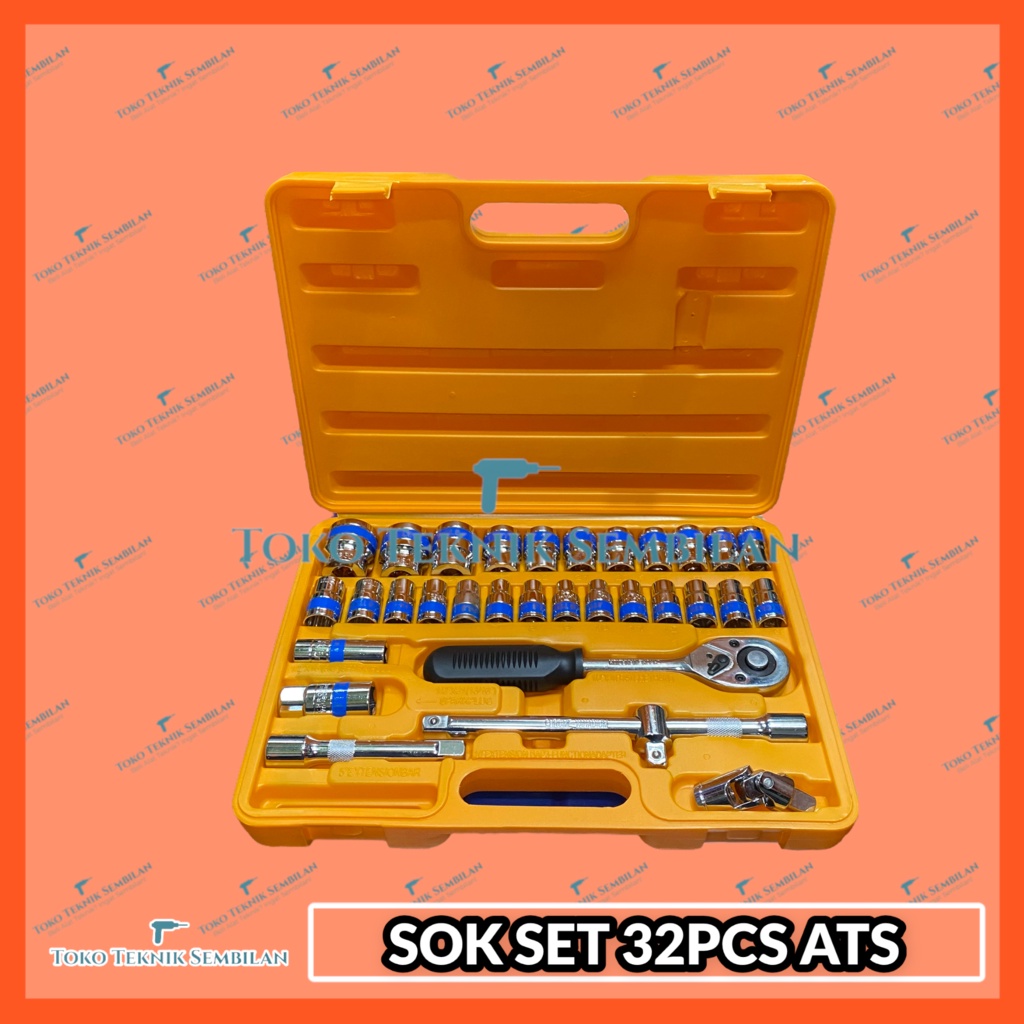Kunci Sok Set 32PCS ATS