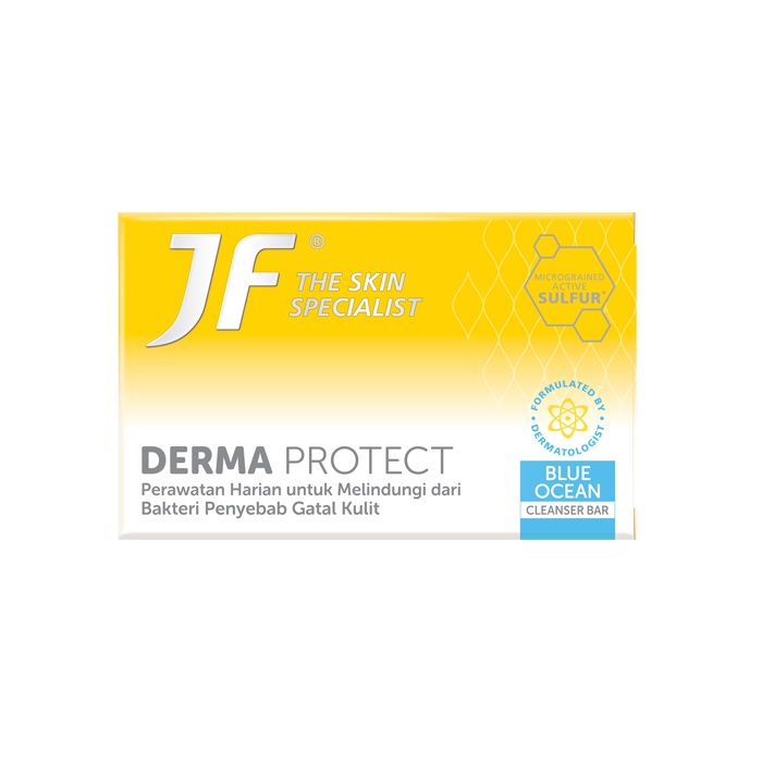 JF Derma Protect Blue Ocean 90 gr Bar (Sabun Mandi Batang Sulfur)