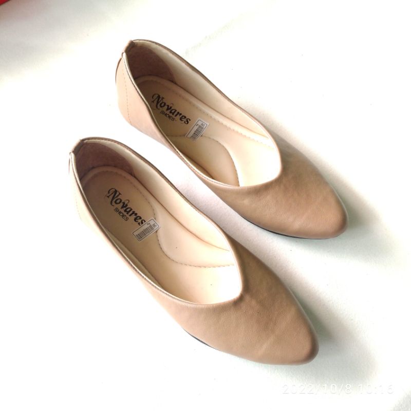 sepatu wanita flat terbaru flatshoes mules insol karet rn086