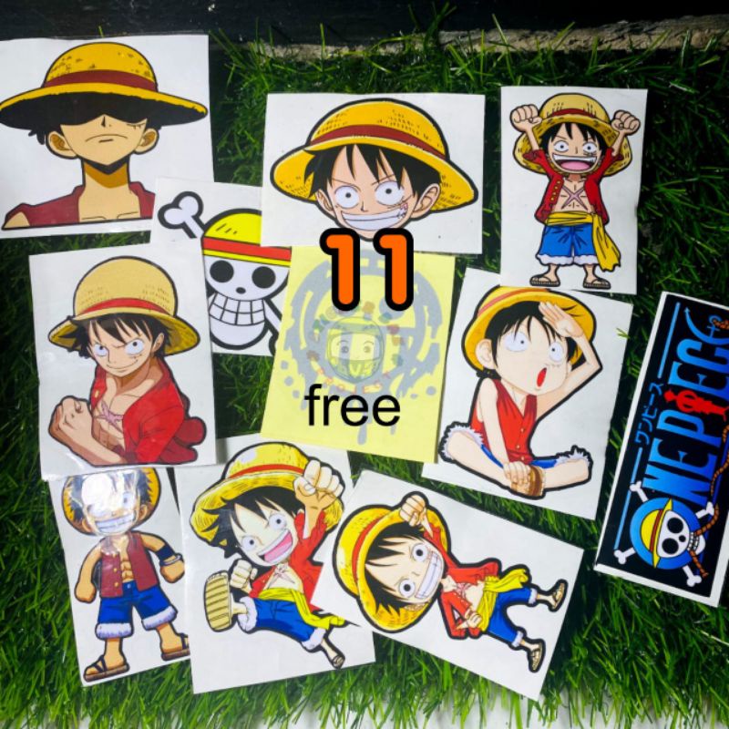 Sticker onepiece karakter luffy lengkap keren Stiker anime lufi onepeace