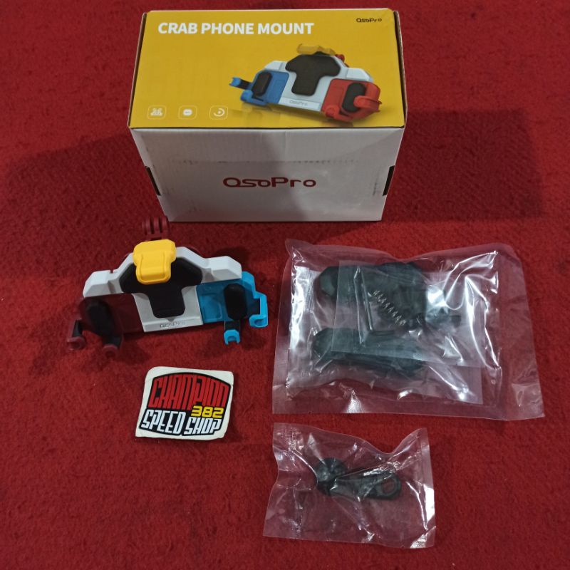 Phone Holder Motor Gantungan HP GPS OsoPro Crab Gundam Tipe Stang Handlebar