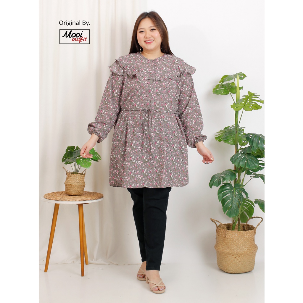 Mooi Outfit - Tunik Jumbo Ld 130 / Tunik Wanita Terbaru Kekinian Viral Murah