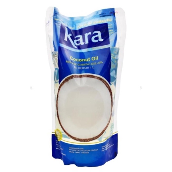 

] MINYAK KELAPA MURNI 1 LITER KARA COCONUT OIL