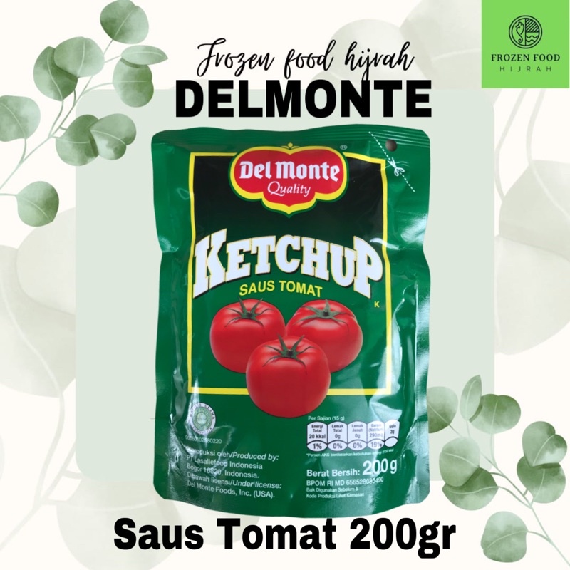 

DELMONTE SAUS TOMAT 200GR