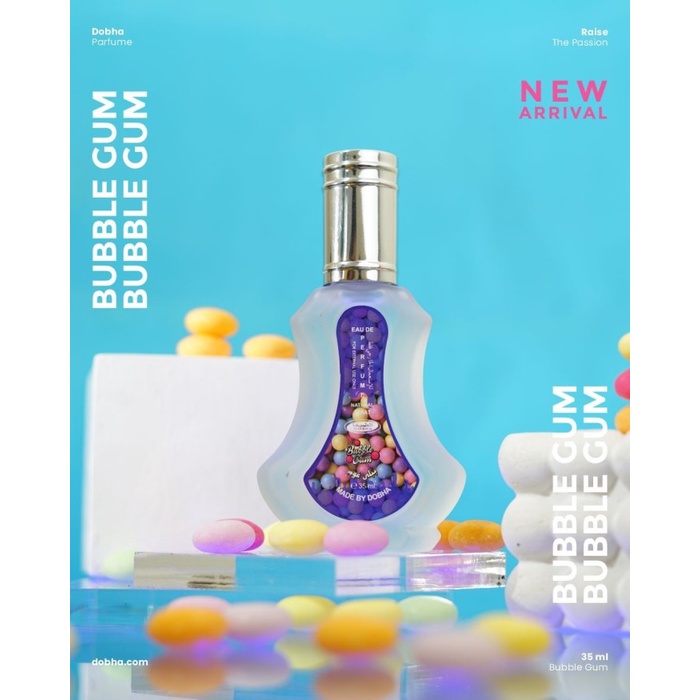 Parfum Minyak Wangi Dobha Spray Bubble Gum 35ml Original