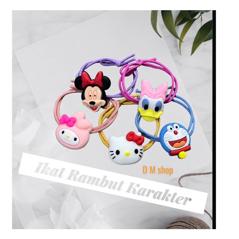 IKAT RAMBUT KARAKTER KARTUN/ KUNCIRAN RAMBUT KOREAN STYLE
