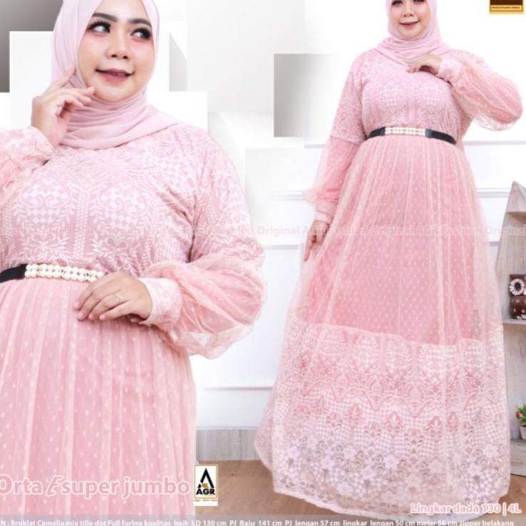 SUT.18Oc22ᴷ ▪ GAMIS BRUKAT2022 CORTA SUPER JUMBO 4L LD 130  BROKLAT CORNELIA MIX TILE DOT FULL FURIN