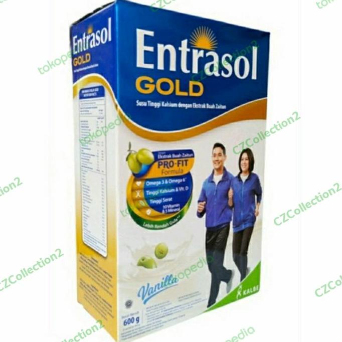 

[ COD ] SUSU ENTRASOL GOLD VANILLA & COKELAT @600g