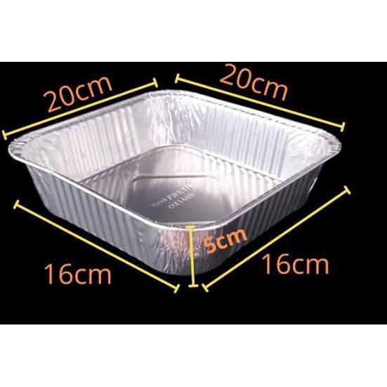 [ECERAN] Aluminium foil OX 1400 / ALUMUNIUM FOIL TRAY / KOTAK ALUMUNIUM Per Pcs