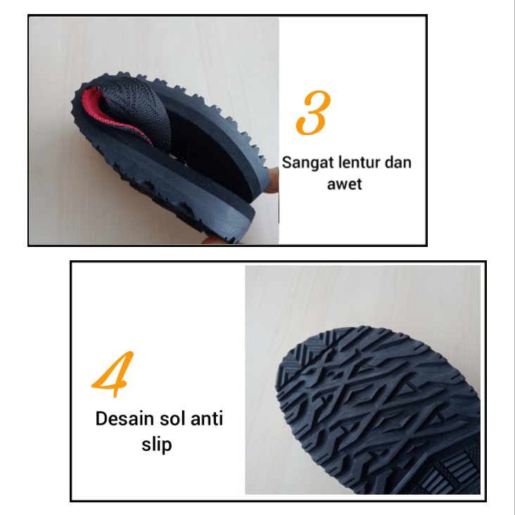 gof CA CARVIL ORIGINAL  Sandal Jepit Pria CARVIL Tetap Terbaik Sandal Jepit Spons Anti Air Anti Slip Ringan Awet
