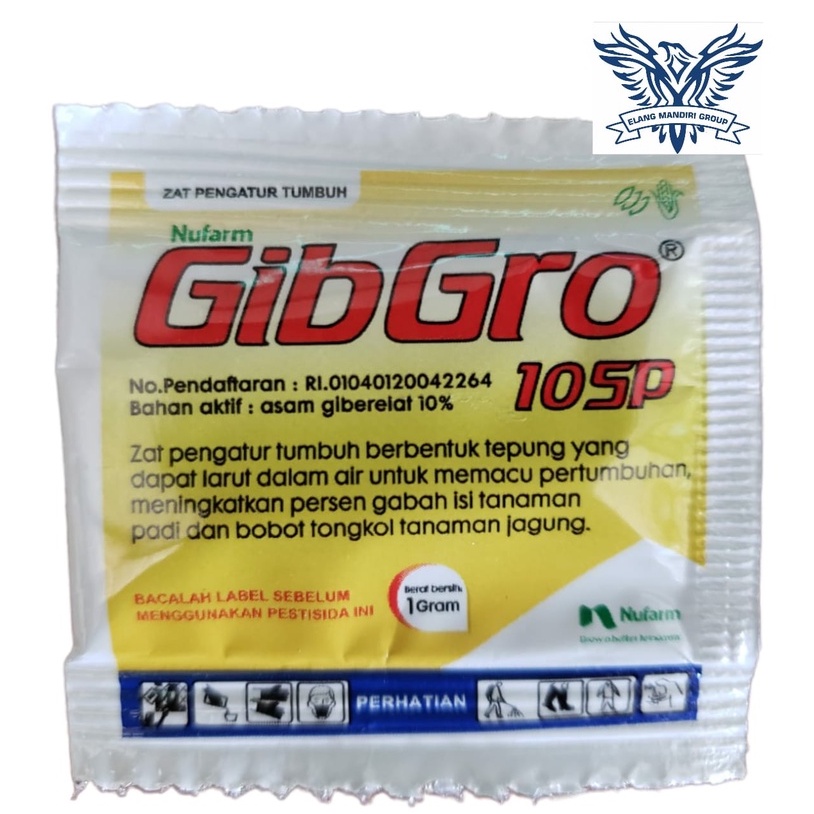 Gibgro 10 SP 1 Gram Persachet ZPT Penyubur Padi, Gabah, Jagung