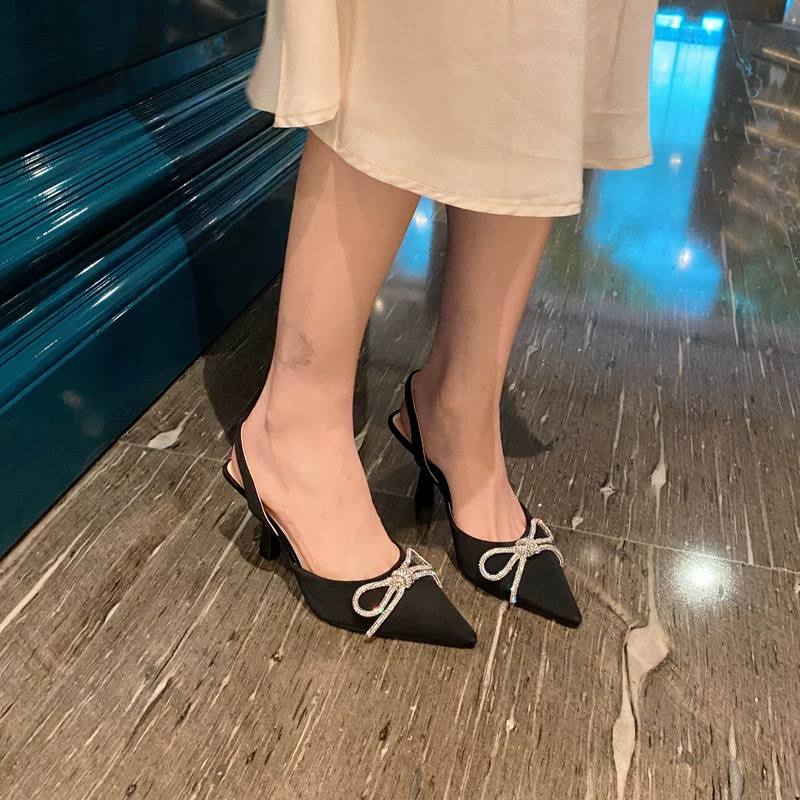 1444 Heels Pesta Wanita Sandal Hak Tinggi Import Sendal Kekinian