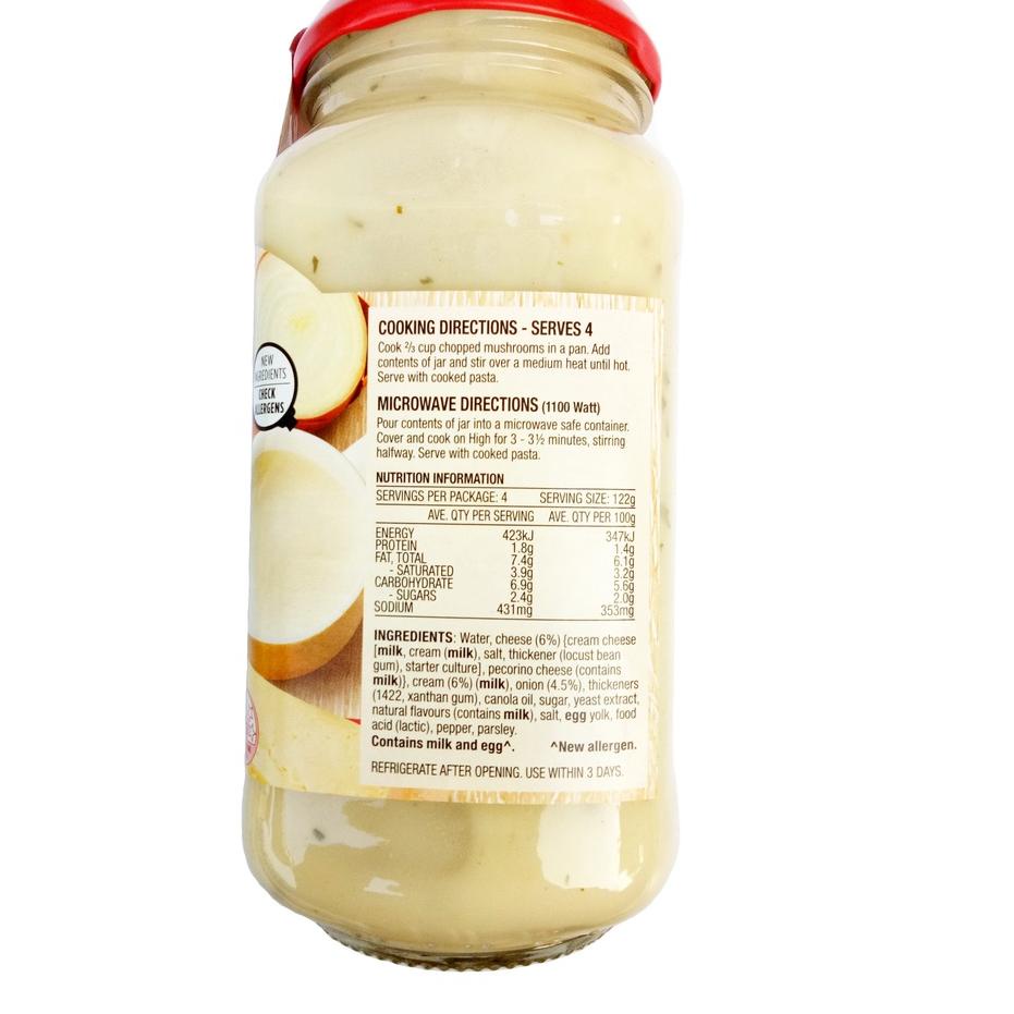 

Suplier1st--Leggos Carbonara with Fresh Cream, Onion & Cheese Pasta Sauce 490 gr
