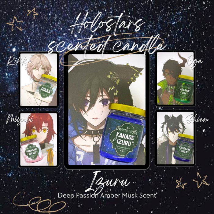HOLOSTARS HOLOLIVE VTUBER LILIN AROMATERAPI IZURU OGA SHIEN RIKKA