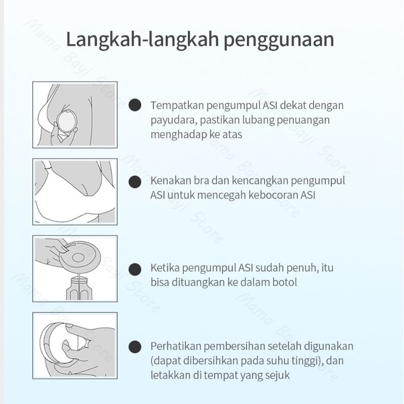 1 Wadah Penampung Asi Silikon Breast Milk Collector