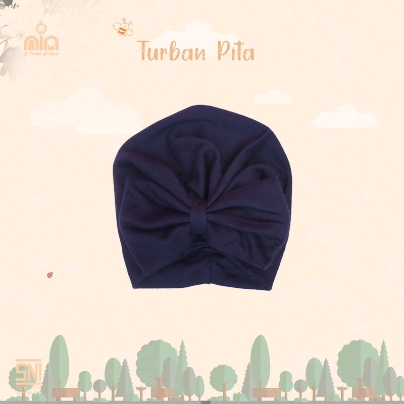 NIA Turban Bayi Vinata Donat &amp; Pita &amp; Pita Simpul Turban Bayi Anak