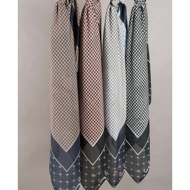 HIJAB MOTIF MONOGRAM SERIES ||| inong scarf